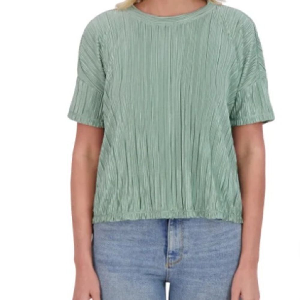 Andrew Marc Women's Plisse Top
